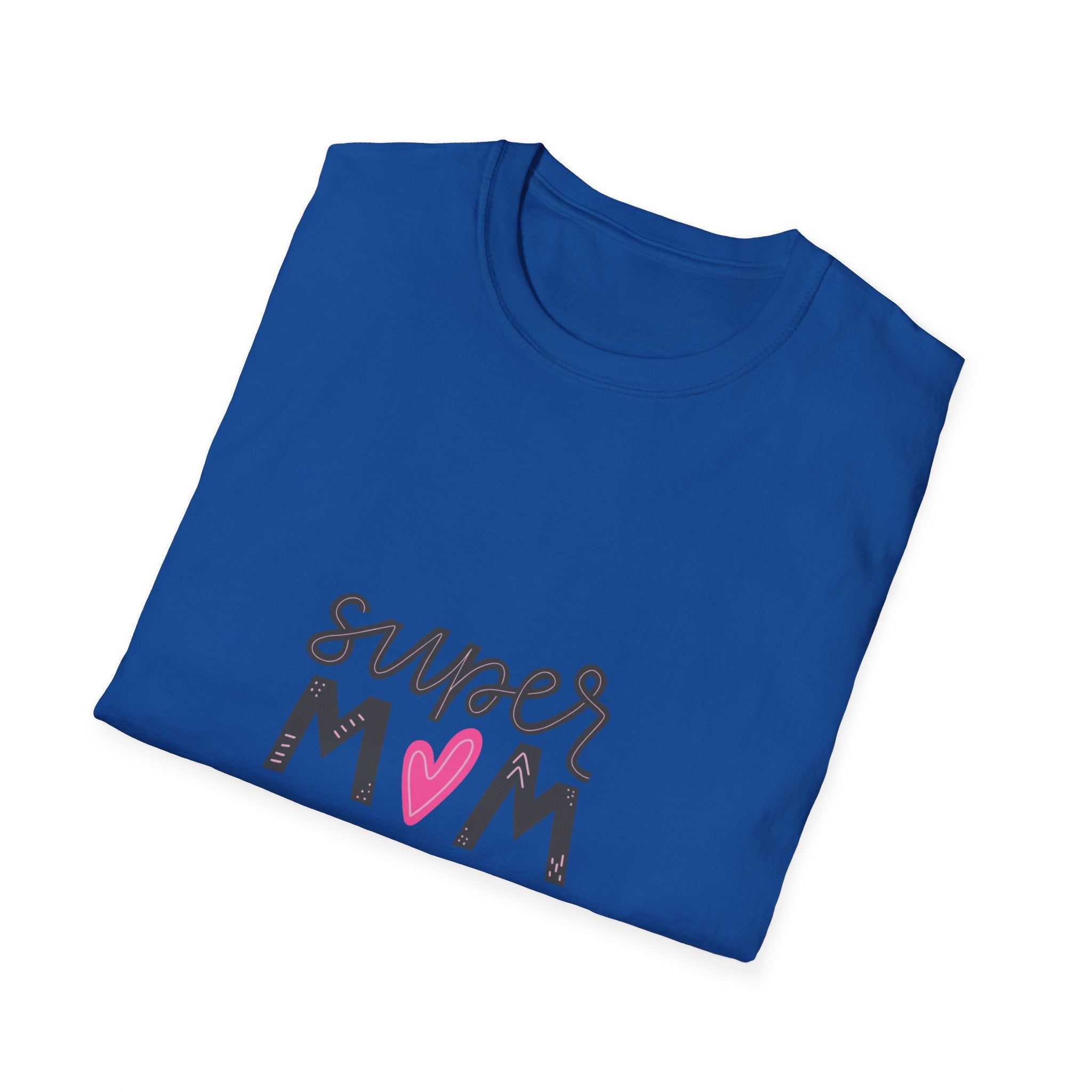 Super Mom heart graphic T-Shirt | Mother's Day mom shirt