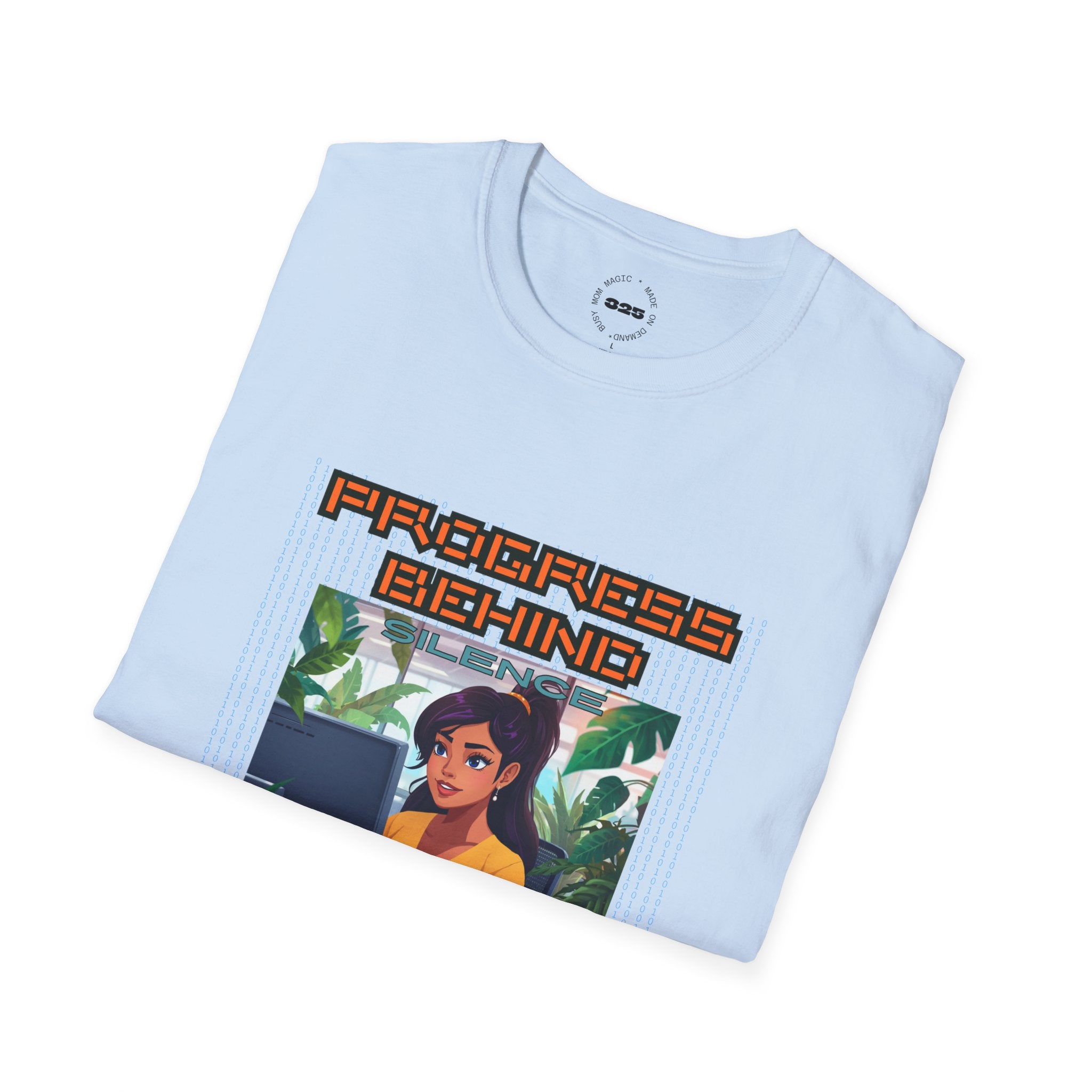 Progress Behind: Silence Loading Graphic Tee Lat