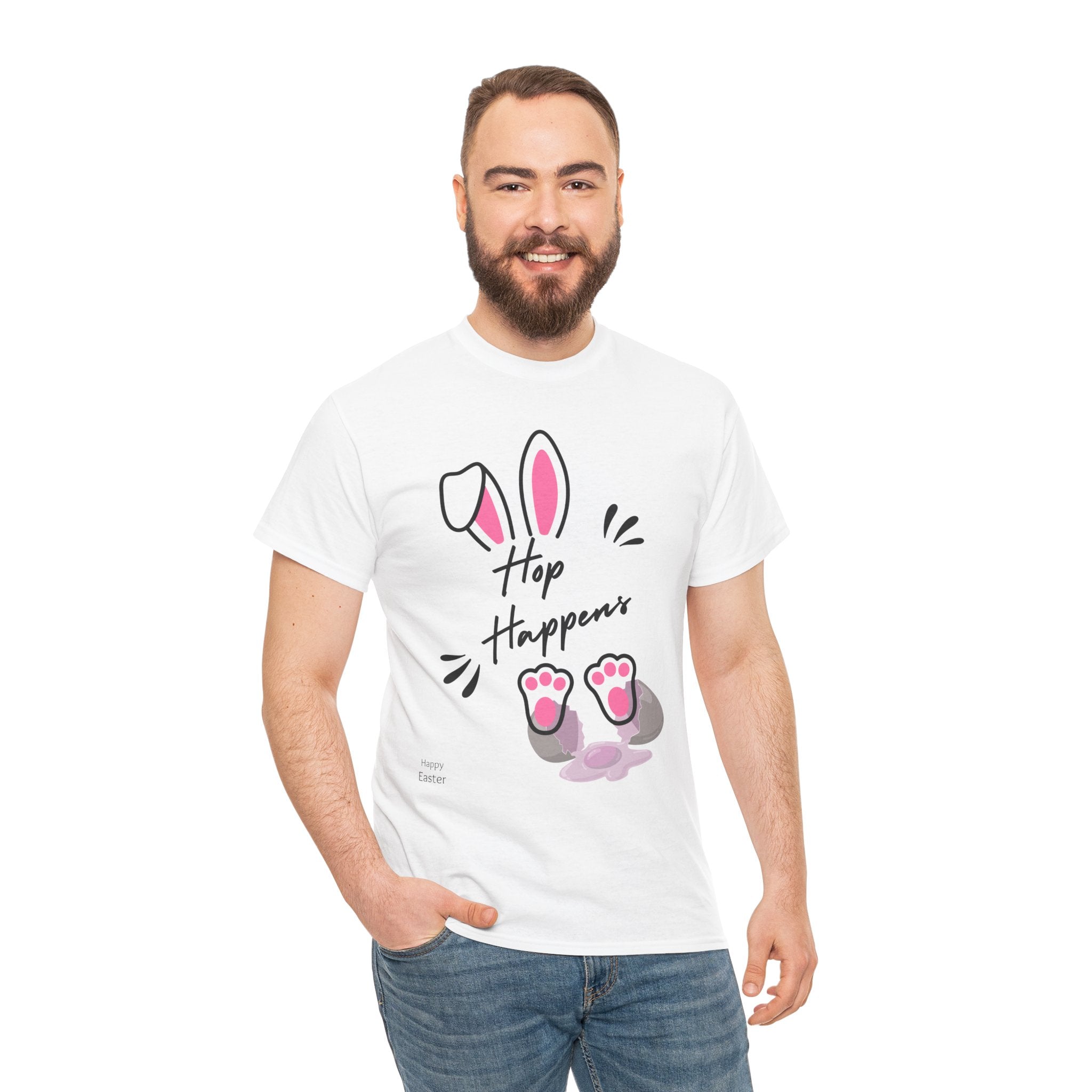 Easter "Hop Happens" Tee — Funny Family Easter T-Shirt
