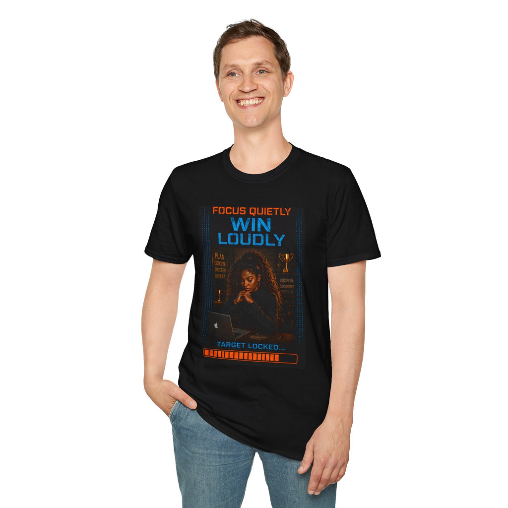 Focus Quietly Win Loudly T-Shirt | Silent Grind Collection
