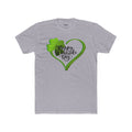 St. Patrick's Day Heart Tee — "Happy St. Patrick's Day" Shamrock T-Shirt