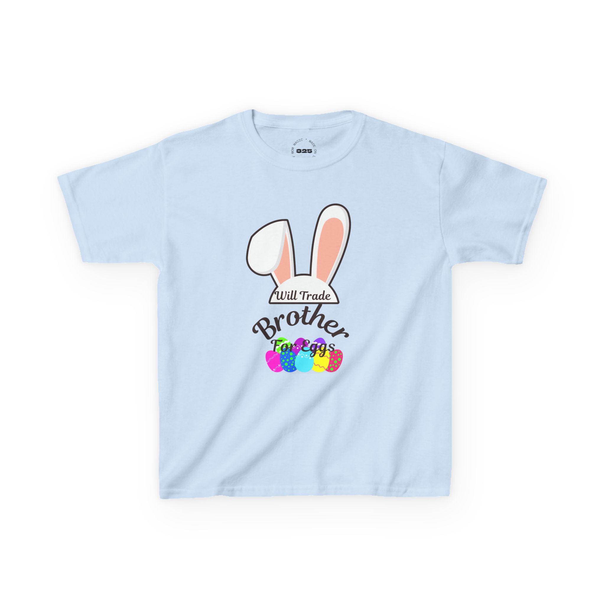 Easter Bunny Ears Brother Kids Tee | Pastel Eggs, Sibling Shirt