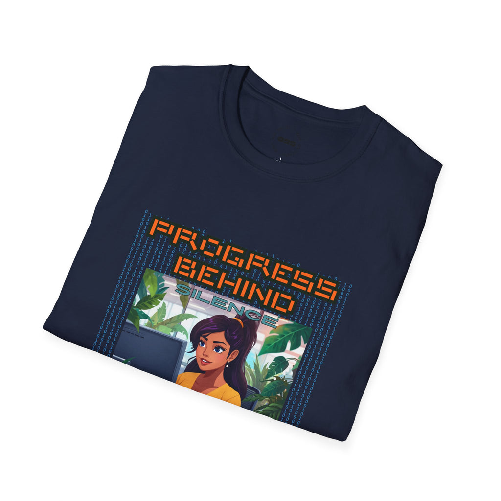 Progress Behind: Silence Loading Graphic Tee Lat