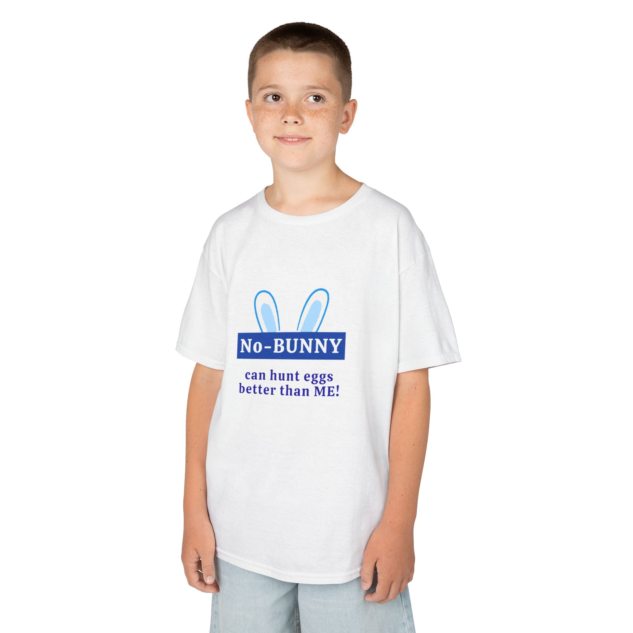 — "No-BUNNY can hunt eggs better than ME!" Easter Bunny Shirt