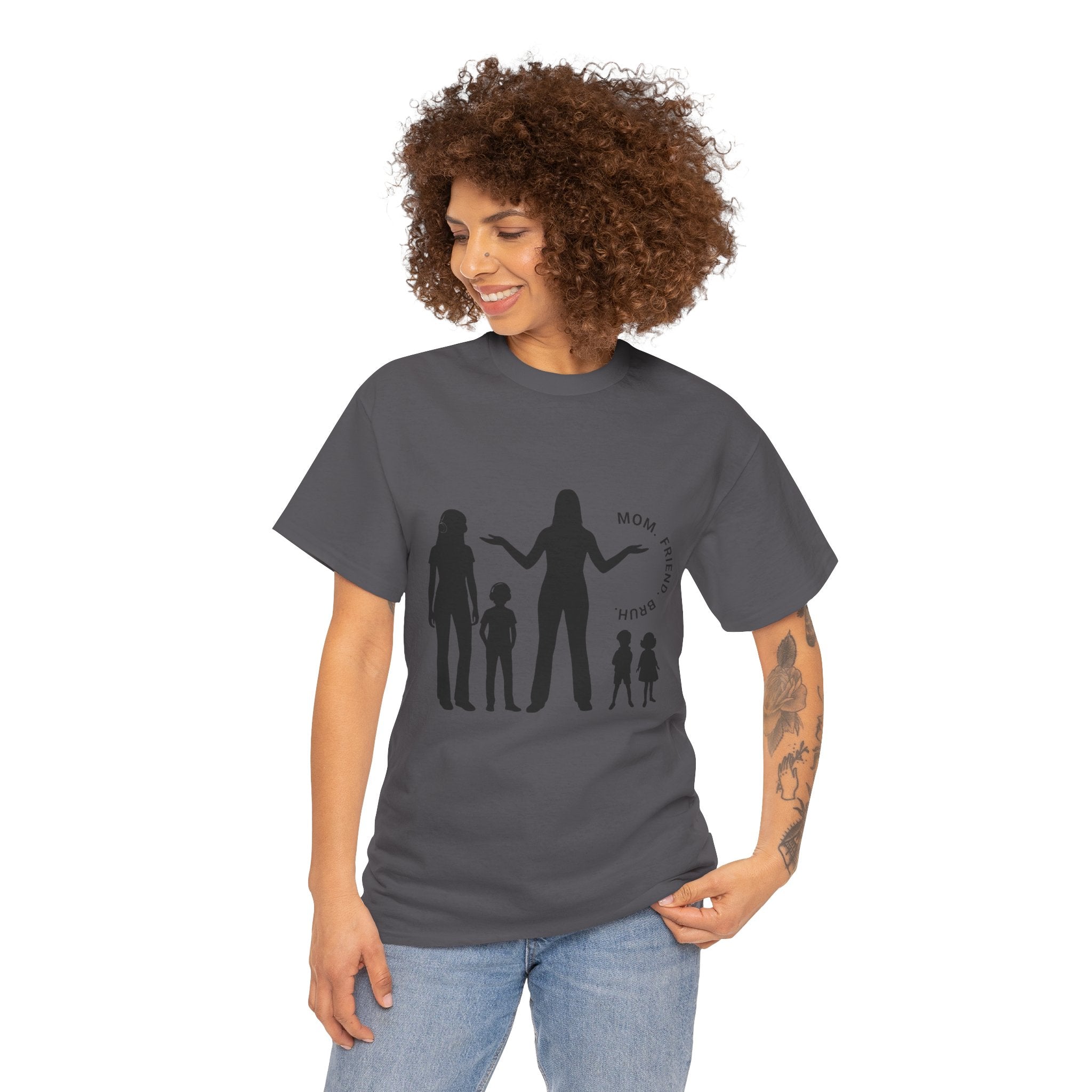 Mom Squad silhouette Tee | Mother and Daughters family shirt
