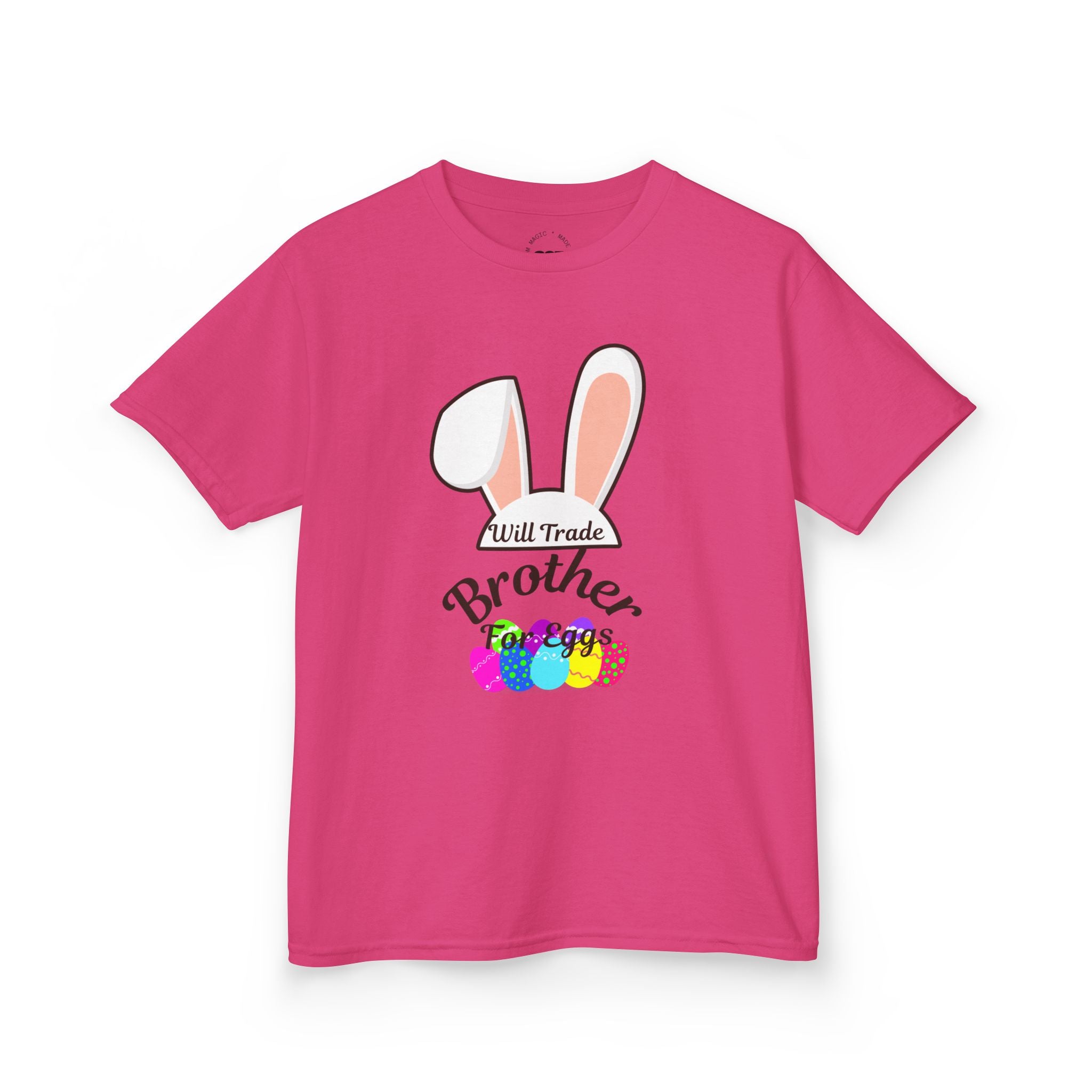 Easter Bunny Ears Brother Kids Tee | Pastel Eggs, Sibling Shirt