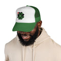 Trucker Cap — “I’m Not Irish… But Kiss Me Anyway” Shamrock St. Patrick’s Hat