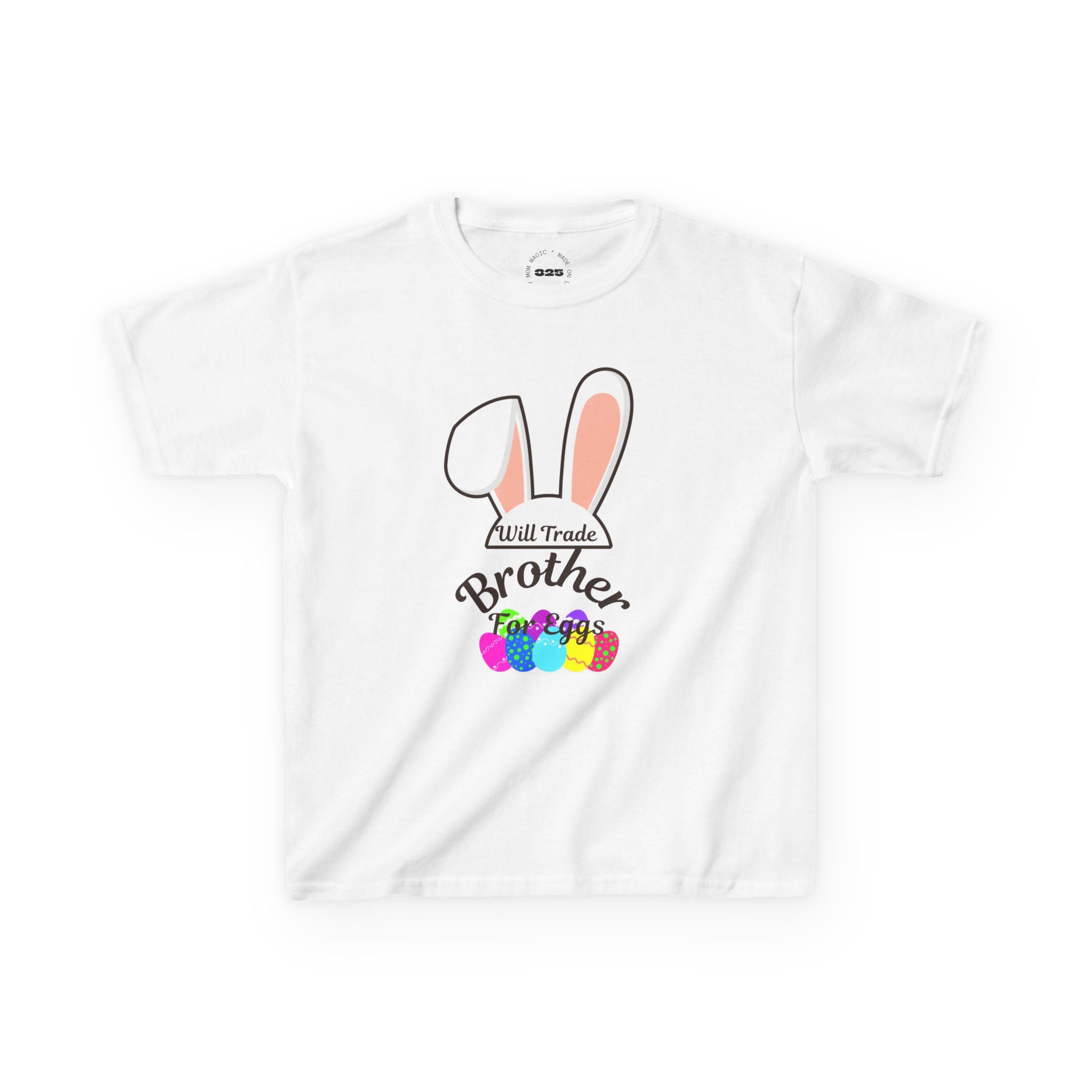 Easter Bunny Ears Brother Kids Tee | Pastel Eggs, Sibling Shirt