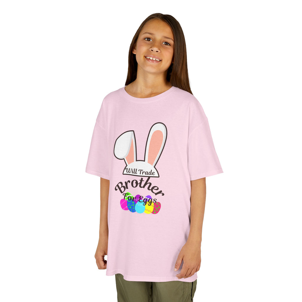 Easter Bunny Ears Brother Kids Tee | Pastel Eggs, Sibling Shirt