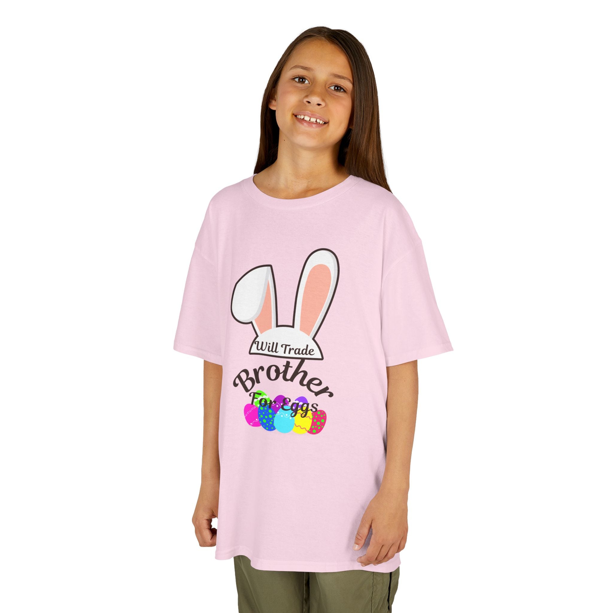 Easter Bunny Ears Brother Kids Tee | Pastel Eggs, Sibling Shirt