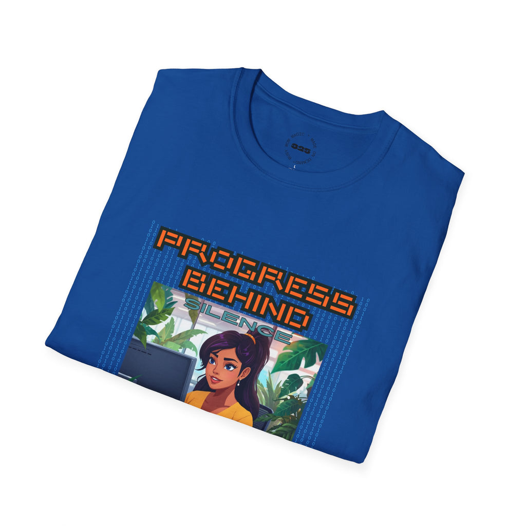 Progress Behind: Silence Loading Graphic Tee Lat
