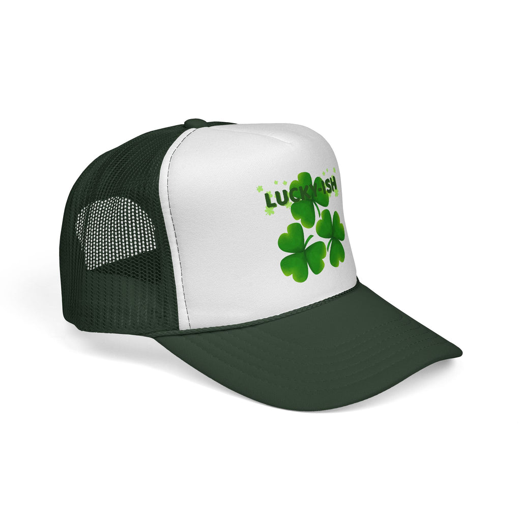 Lucky-ish Trucker Cap — Shamrock St. Patrick’s Day Mesh Hat