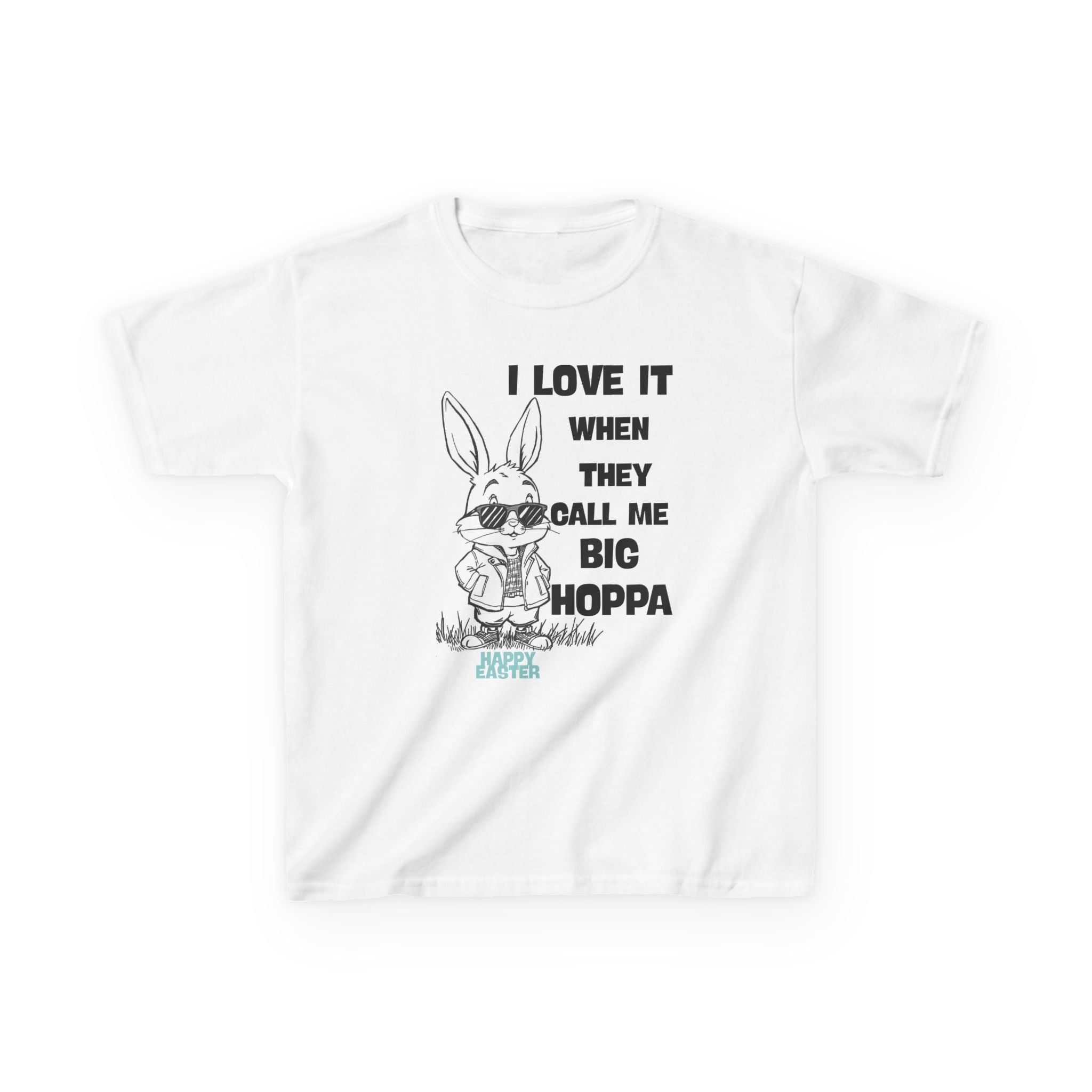 “I Love It When They Call Me Big Hoppa” Bunny Youth Graphic