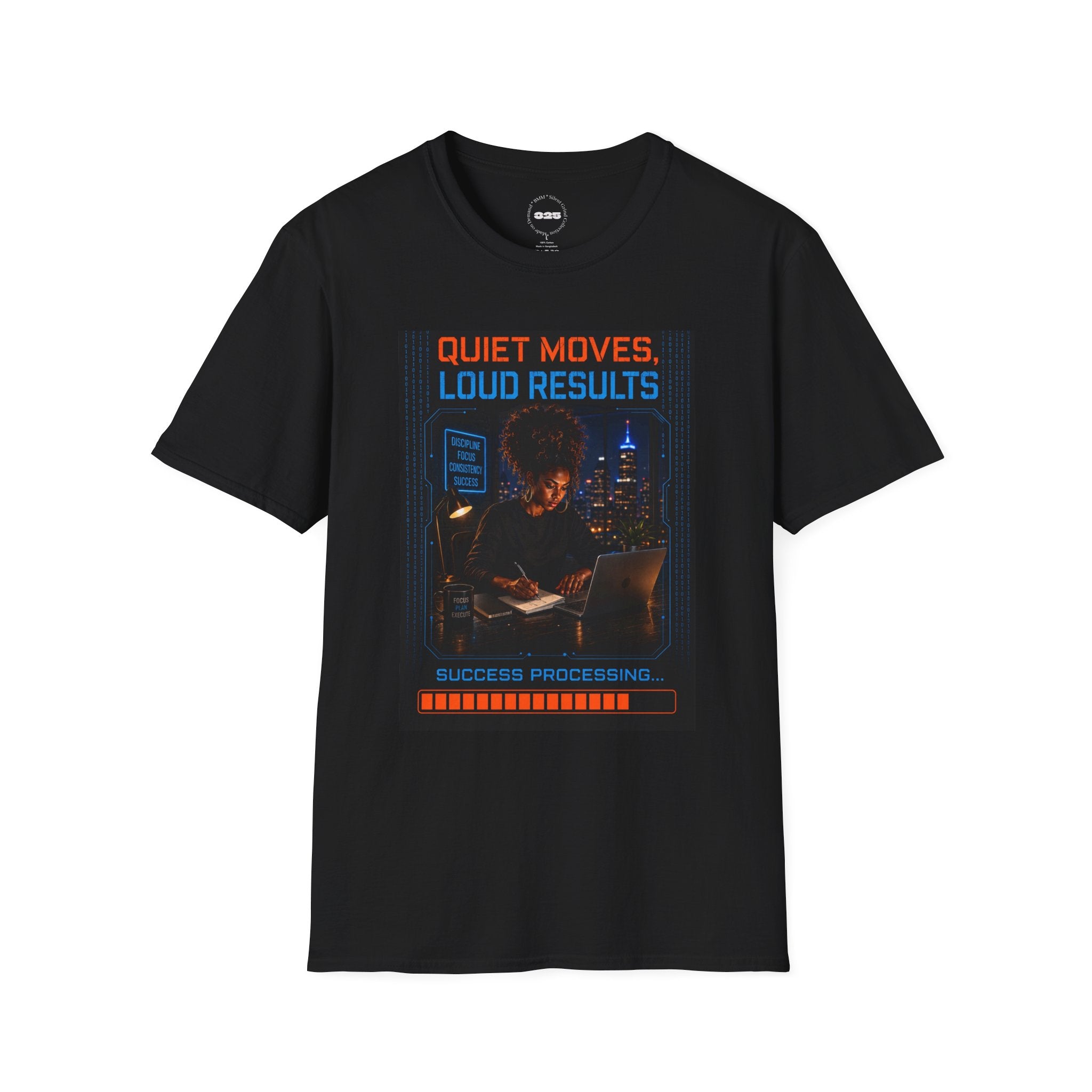 Quiet Moves Loud Results T-Shirt | Silent Grind Collection