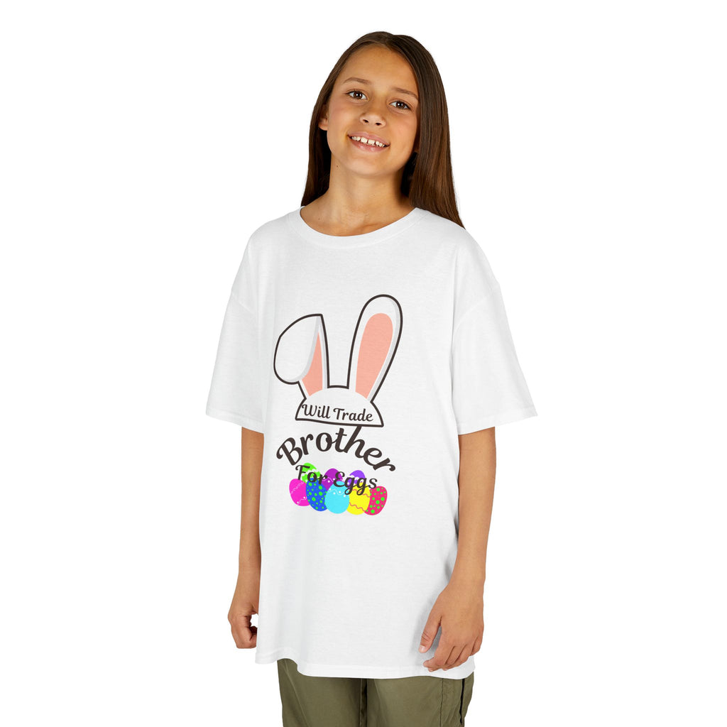 Easter Bunny Ears Brother Kids Tee | Pastel Eggs, Sibling Shirt