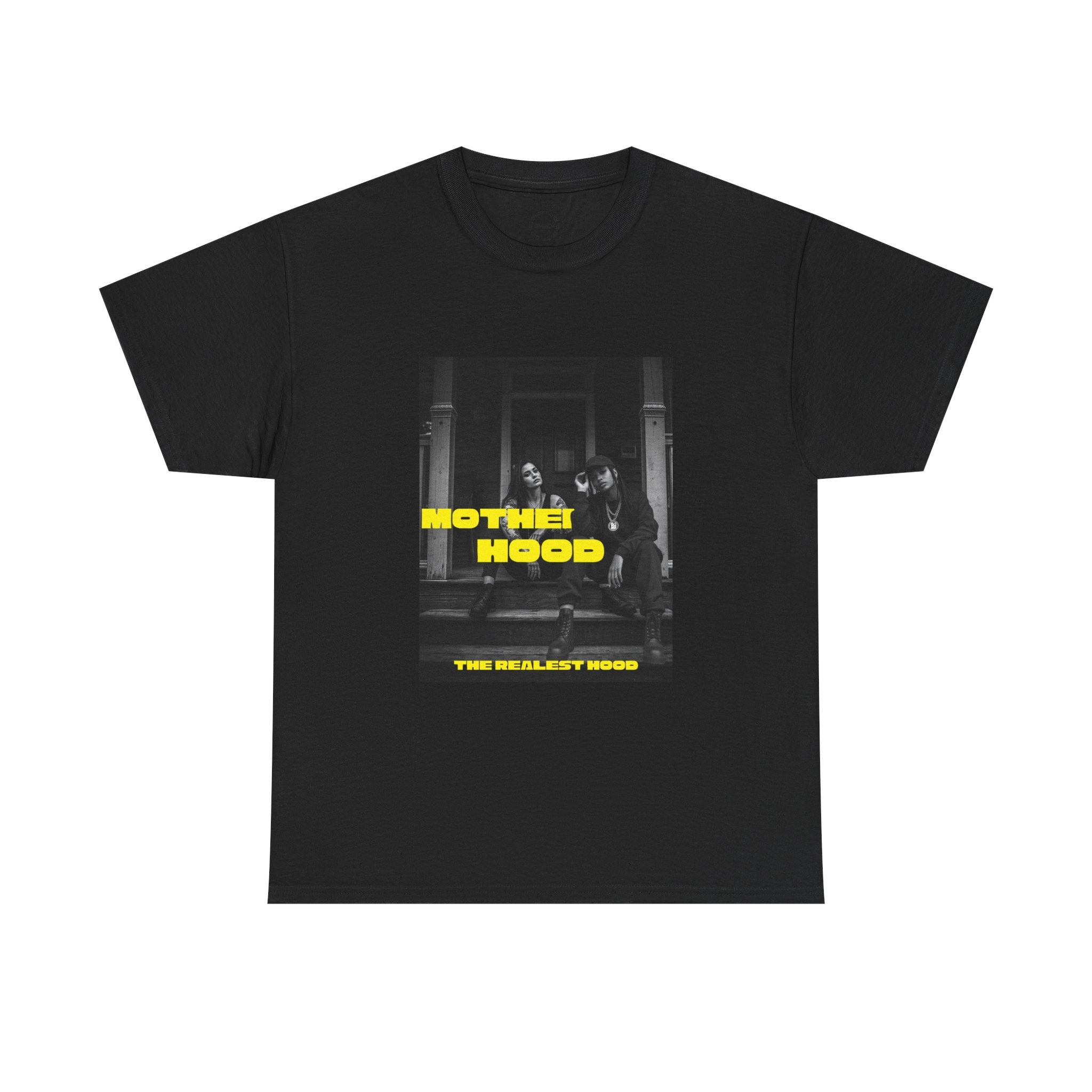 Mother Hood photo Tee | Vintage black and white street photo