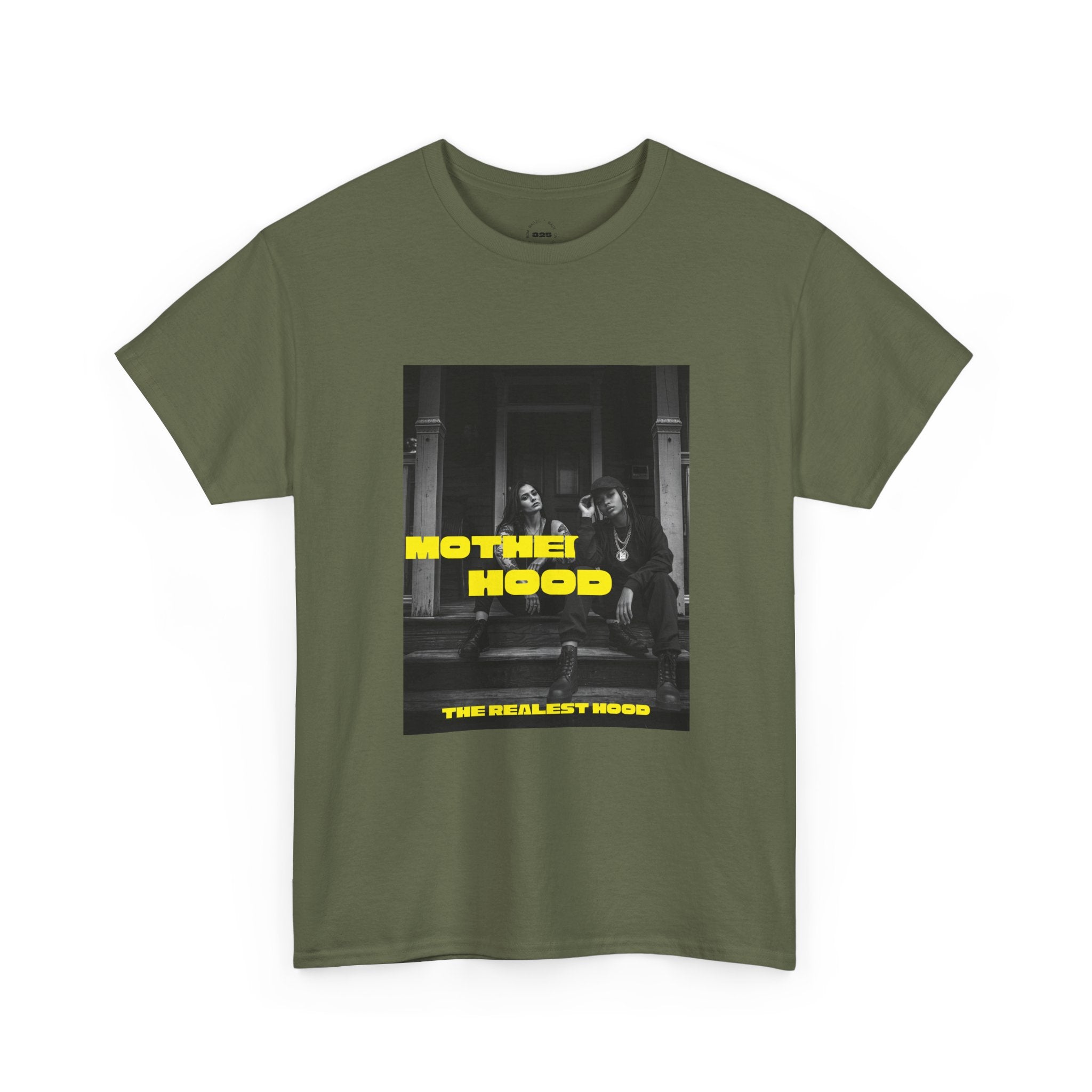 Mother Hood photo Tee | Vintage black and white street photo