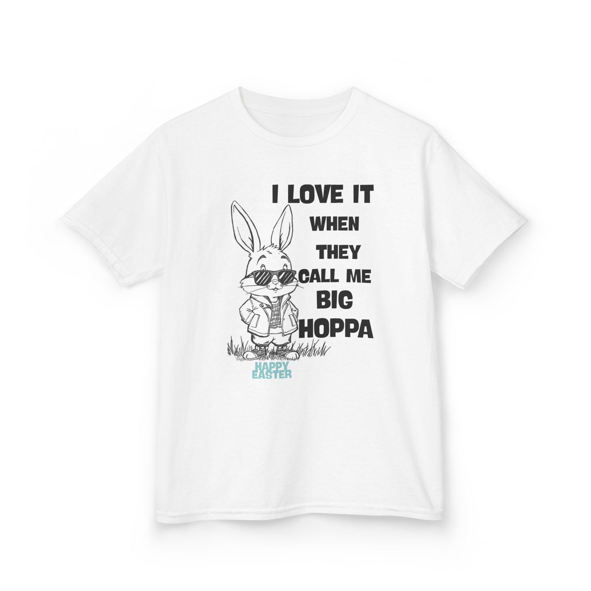 “I Love It When They Call Me Big Hoppa” Bunny Youth Graphic