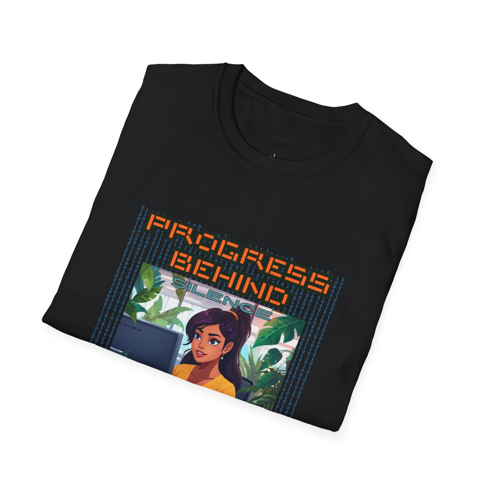Progress Behind: Silence Loading Graphic Tee Lat