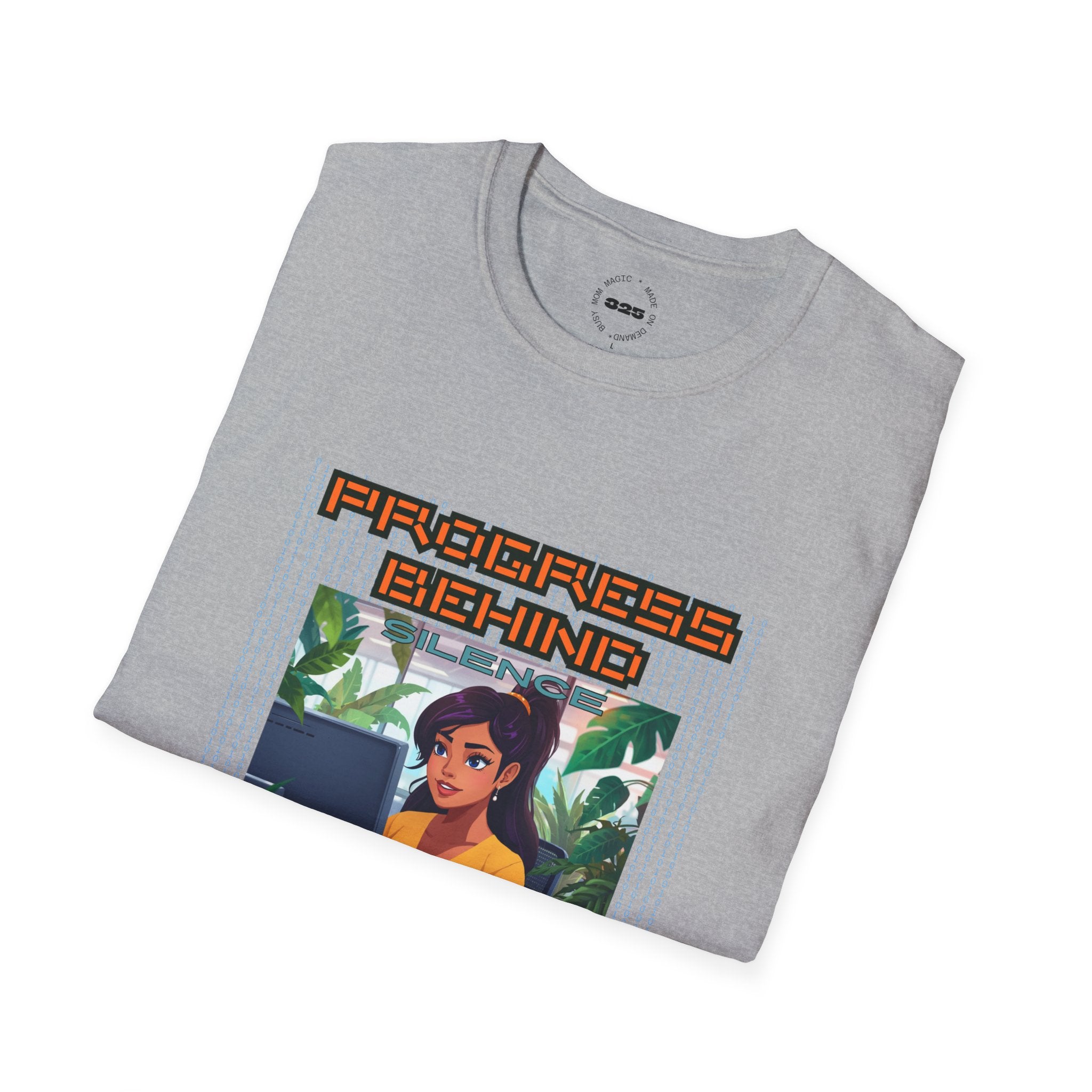 Progress Behind: Silence Loading Graphic Tee Lat
