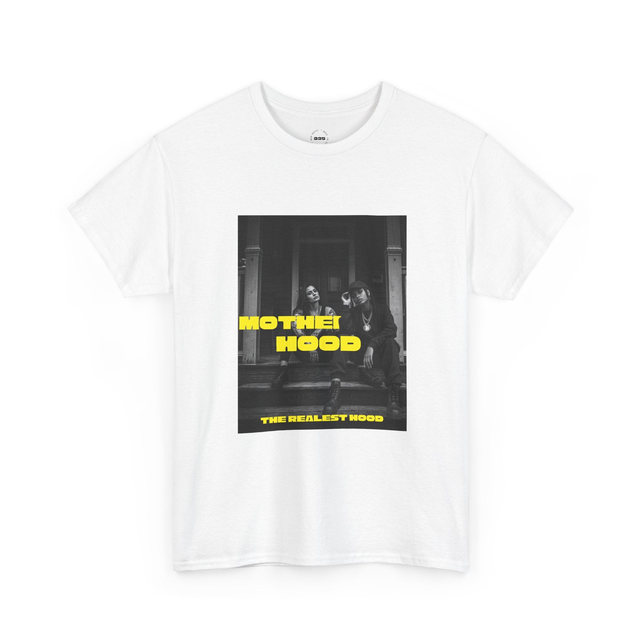 Mother Hood photo Tee | Vintage black and white street photo