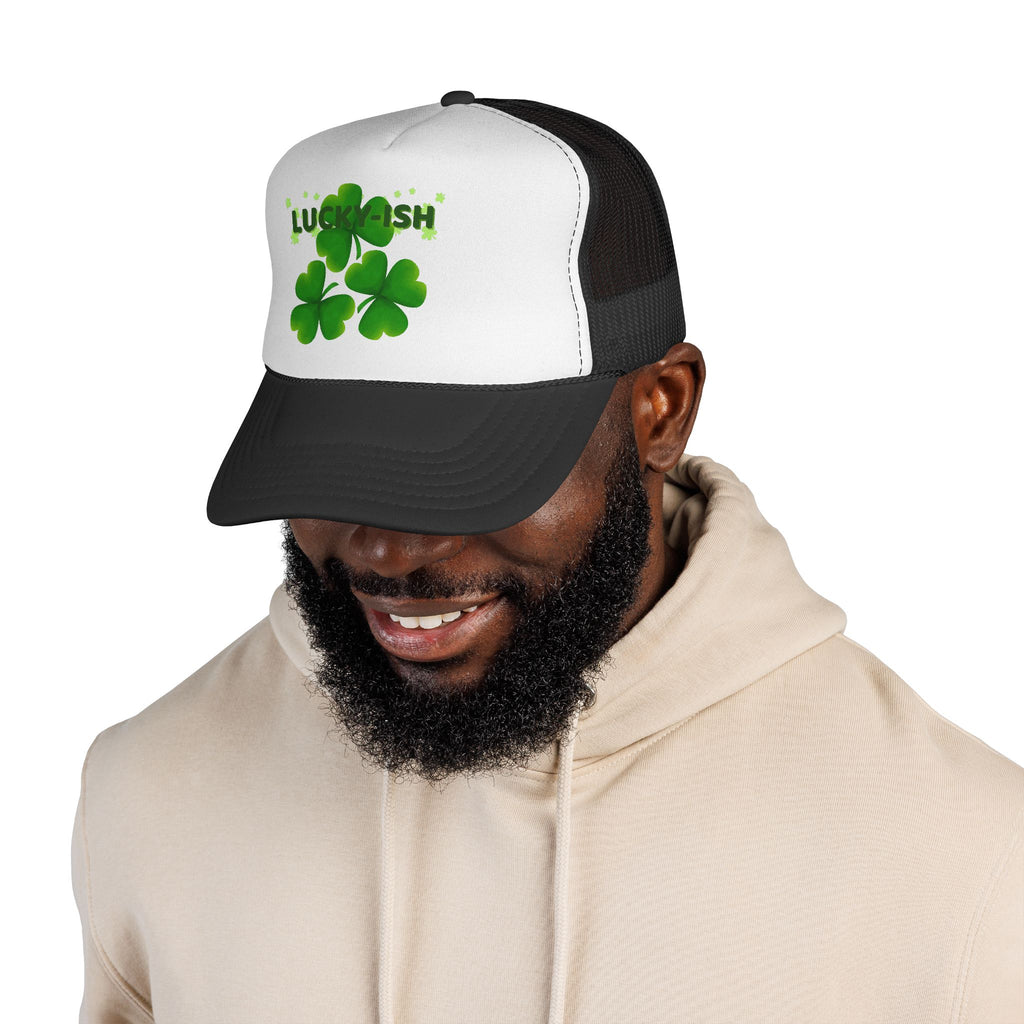 Lucky-ish Trucker Cap — Shamrock St. Patrick’s Day Mesh Hat
