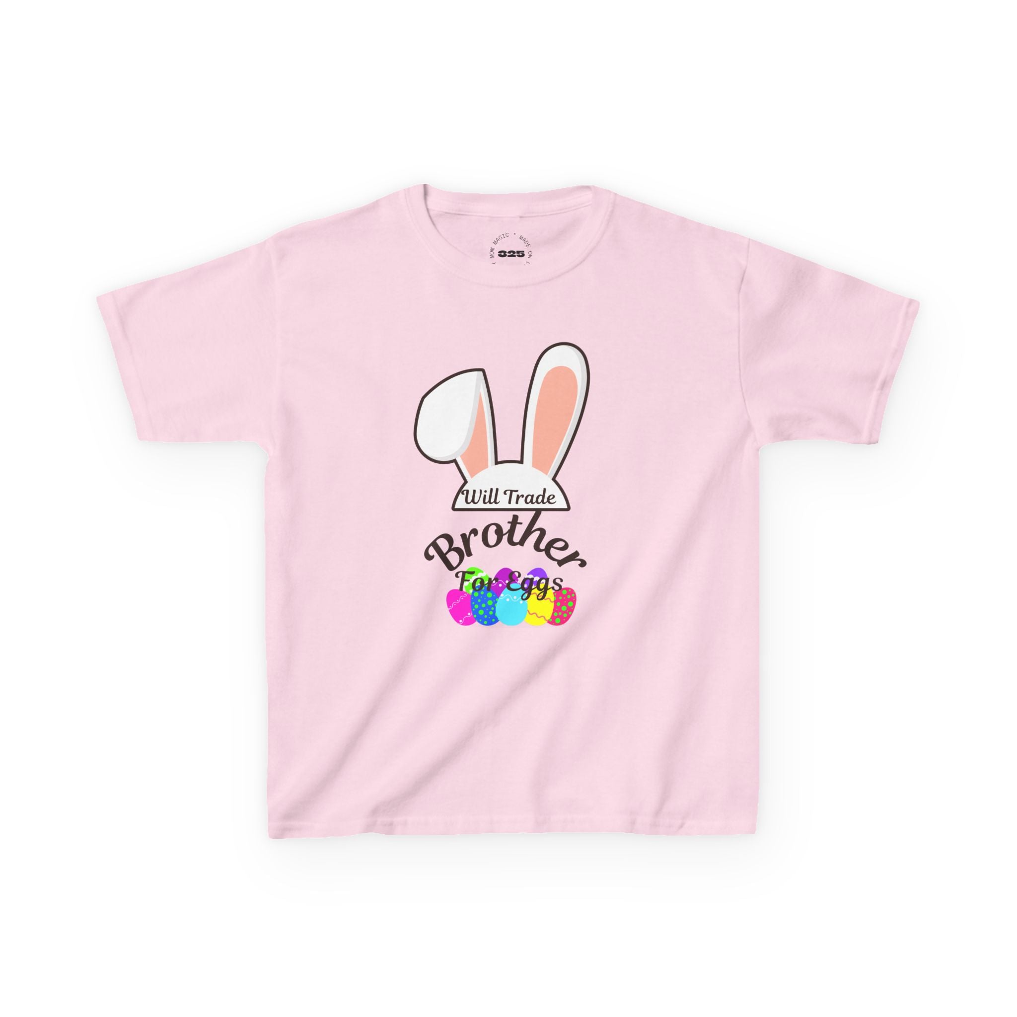 Easter Bunny Ears Brother Kids Tee | Pastel Eggs, Sibling Shirt