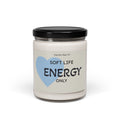 Soft Life Energy Candle — 9oz Scented Soy Candle with Heart Label