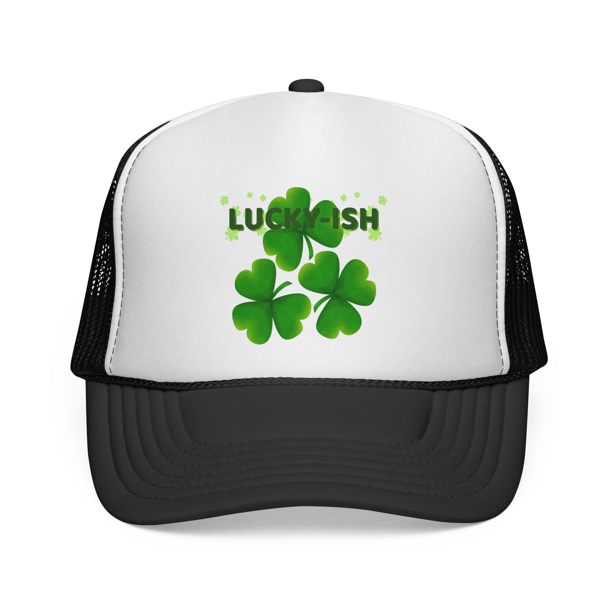 Lucky-ish Trucker Cap — Shamrock St. Patrick’s Day Mesh Hat