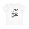 Big Hoppa Bunny Toddler Tee — "I Love It When They Call Me Big Hoppa" Cute Easter Bunny Shirt
