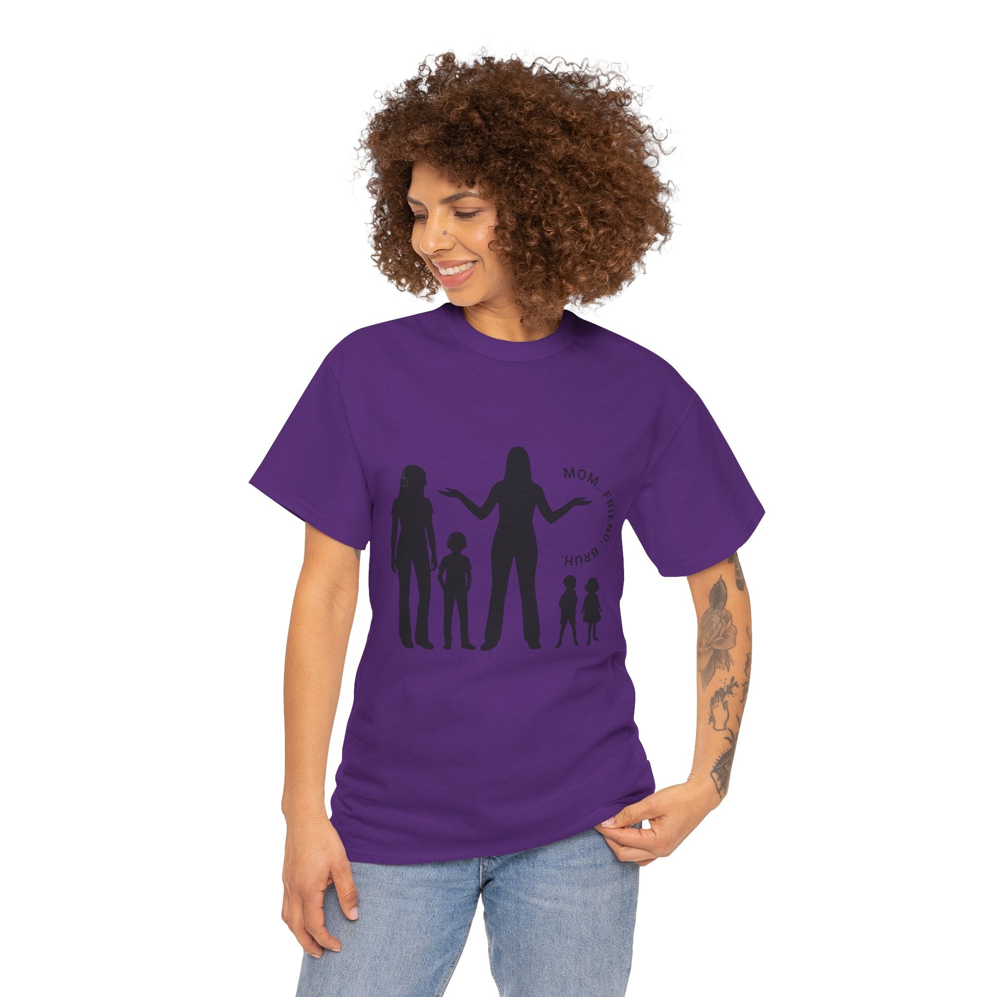 Mom Squad silhouette Tee | Mother and Daughters family shirt