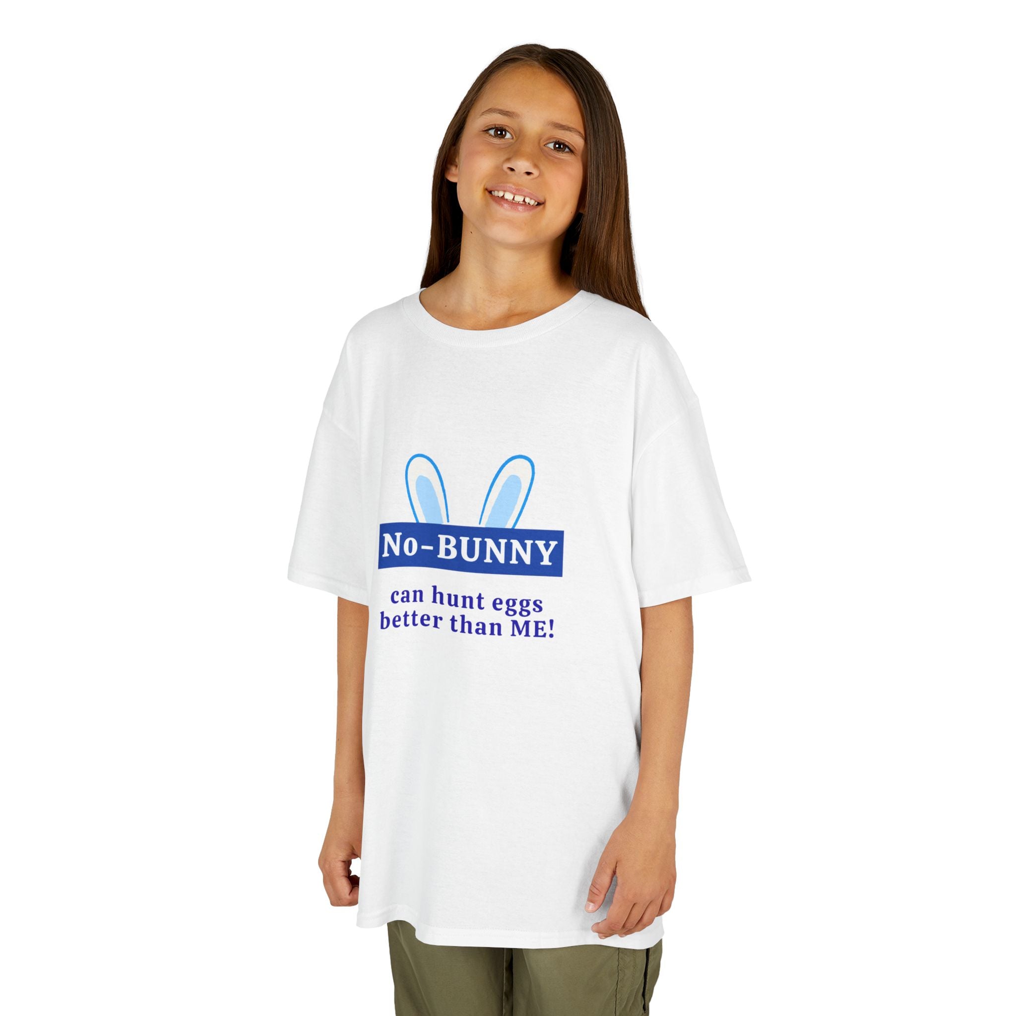 — "No-BUNNY can hunt eggs better than ME!" Easter Bunny Shirt