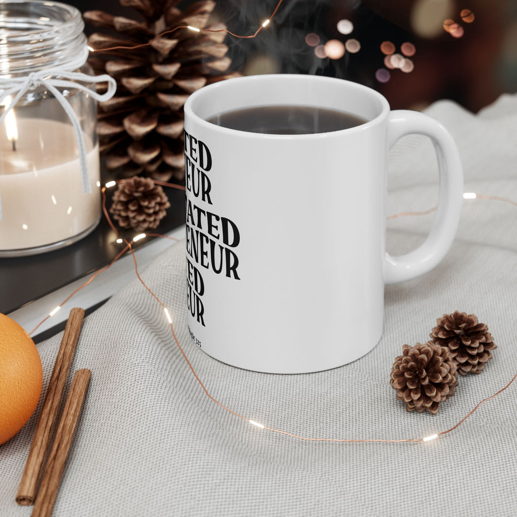Motivated Mompreneur Ceramic Coffee Mug — Inspirational Gift for Female Entrepreneurs (11oz/15oz)