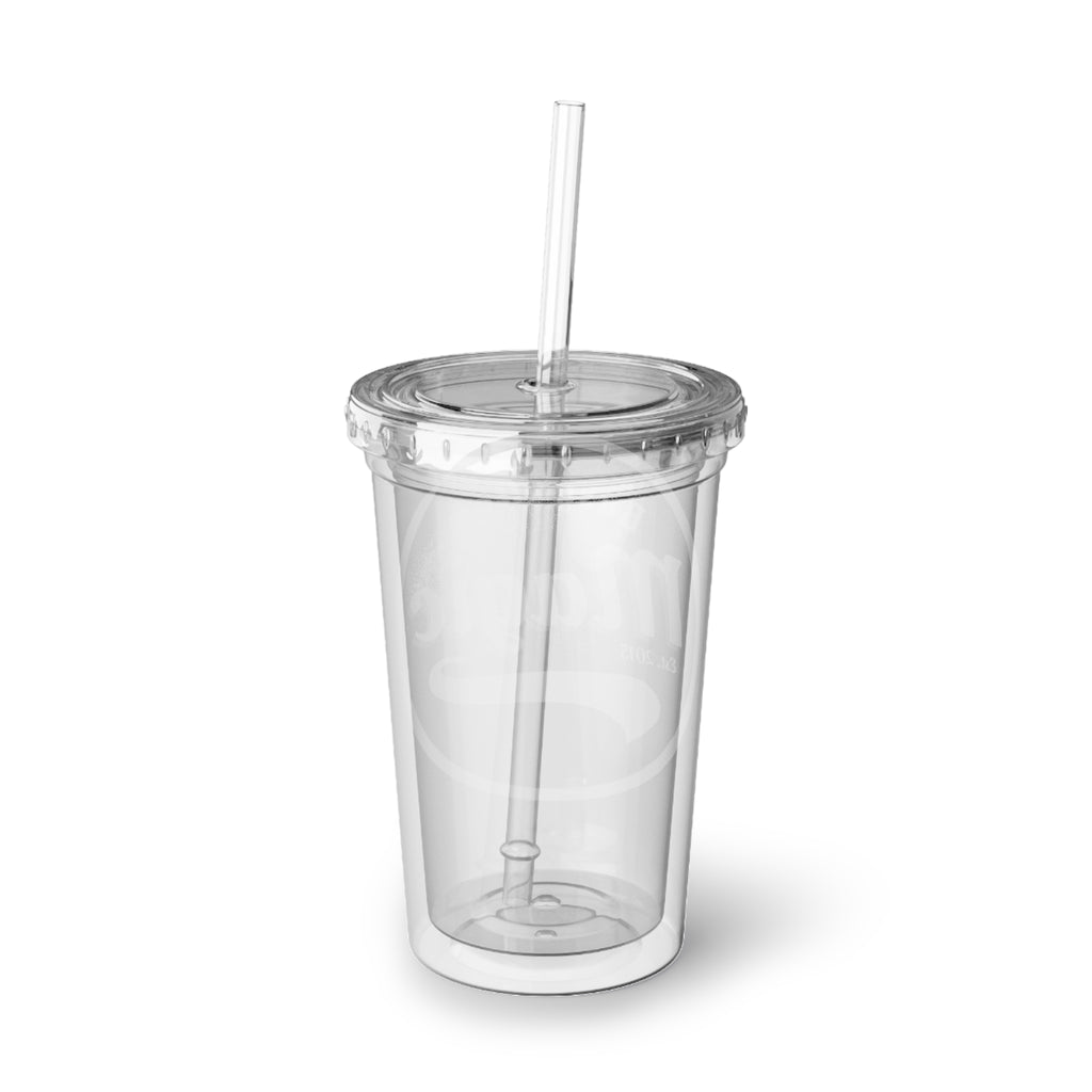 Busy Mom Magic Acrylic Tumbler – Clear Travel Cup with Straw