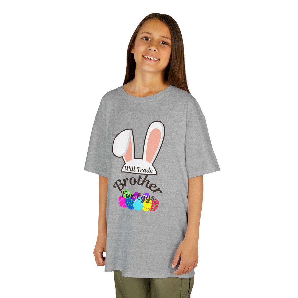 Easter Bunny Ears Brother Kids Tee | Pastel Eggs, Sibling Shirt