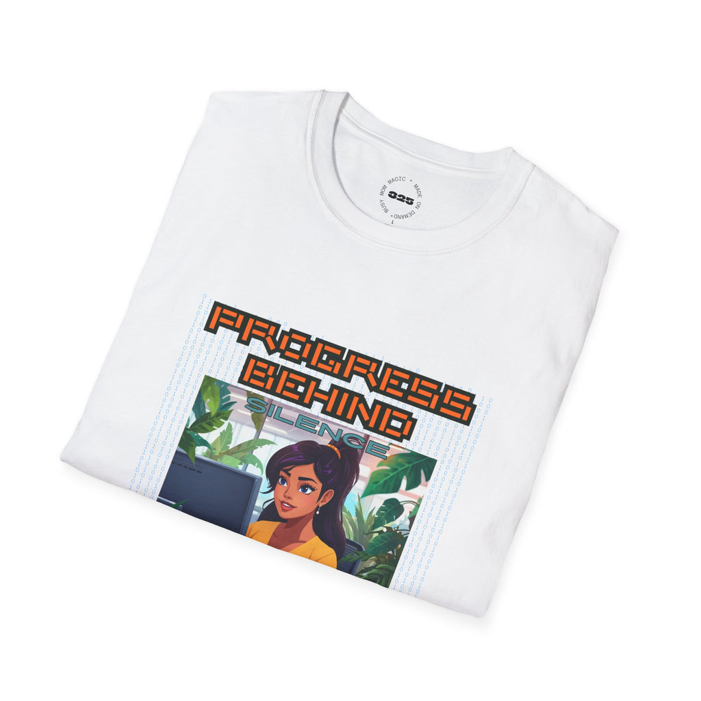 Progress Behind: Silence Loading Graphic Tee Lat