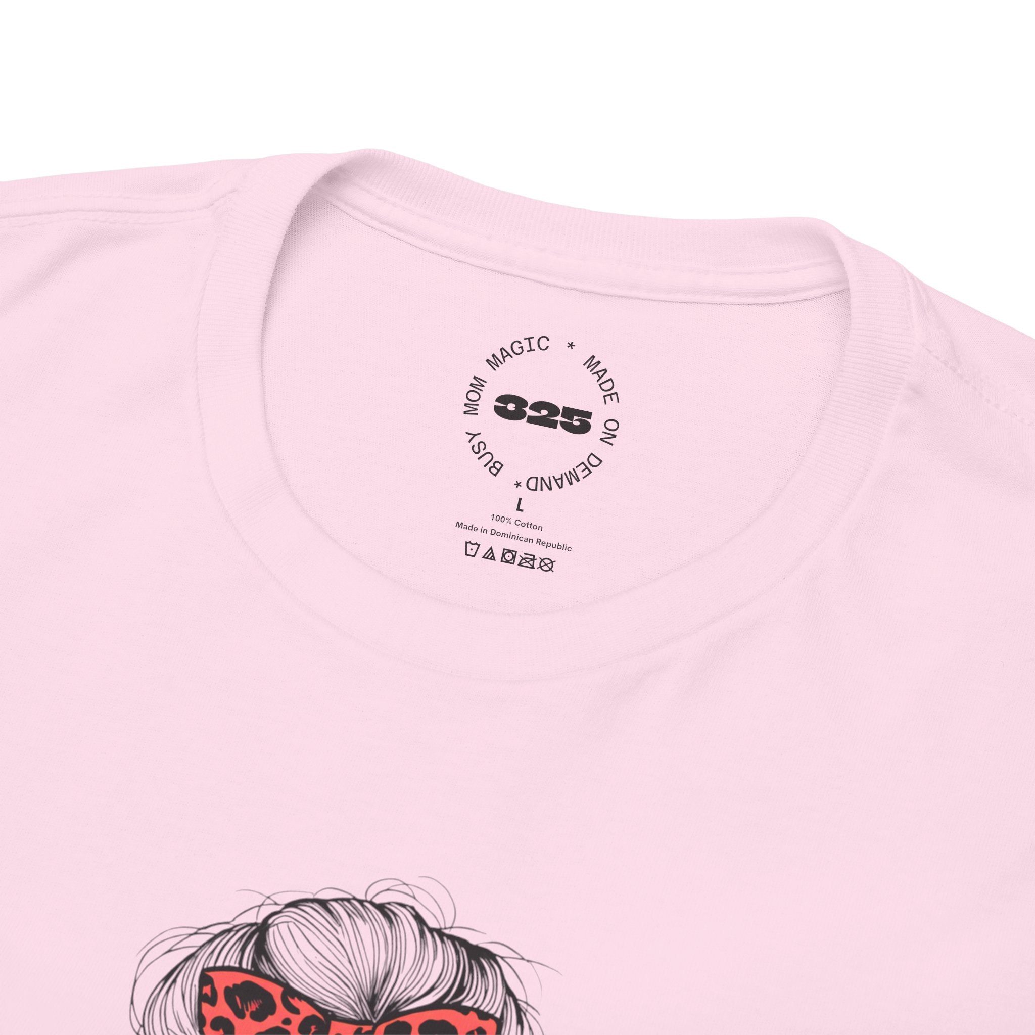 Tired MOM T-Shirt | Mom Hair Bandana Sunglasses Coffee Tee